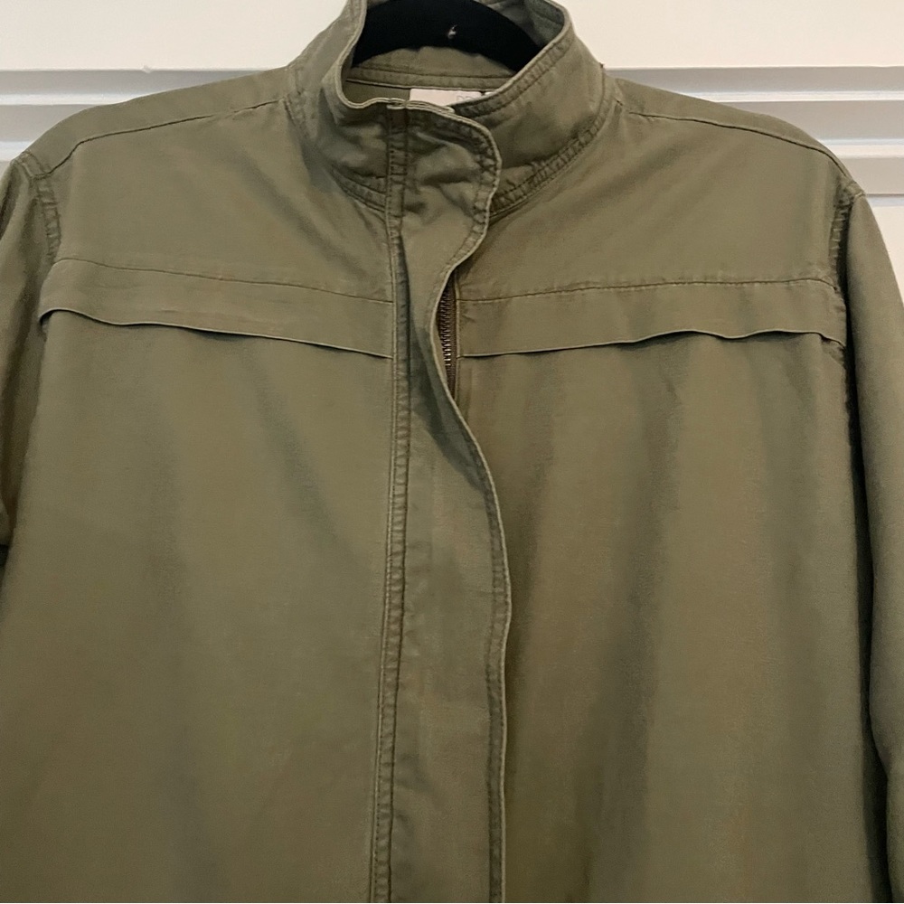 BP Nordstrom oversized olive green utility jacket XS. Great Condition - Picture 3 of 9